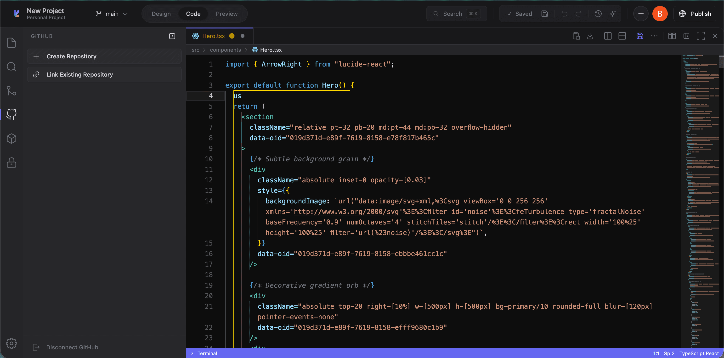 GitHub activity